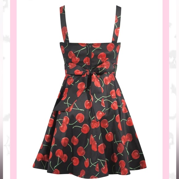 1950s inspired cherry mini dress - Picture 2 of 2